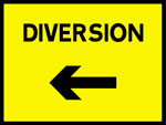 Diversion Sign
